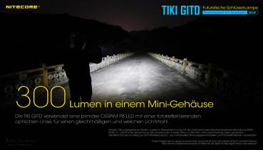 NITECORE TIKI GTID GLOW IN THE DARK BLUE